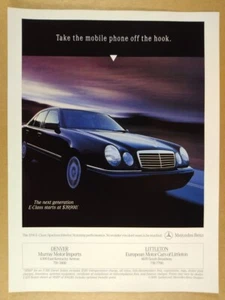1996 Mercedes-Benz E320 Sedan vintage print Ad - Picture 1 of 1