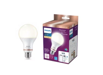 Philips Smart Wi-Fi LED Wiz Connected Light Bulbs Soft White Cool 14.5w A21 100W - Image 1 of 4