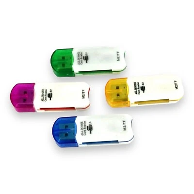 Micro SD USB Kartenadapter Kartenleser Kartenlesegerät TF CF Card Reader Leser - Bild 1 von 4