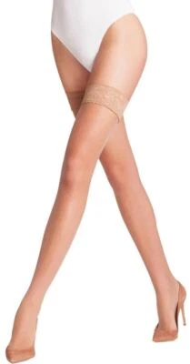 Medias Falke Shelina 12 Denier Stay Up para mujer - beige sol Foto 1 de 4