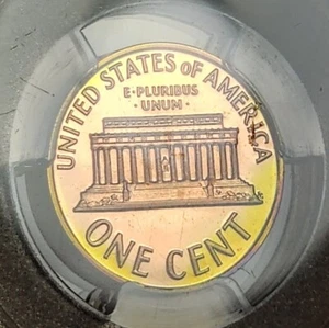 1962 Proof Penny 1C Lincoln Memorial Cent PCGS PR68RD Toned GEM Red Color - Picture 1 of 7