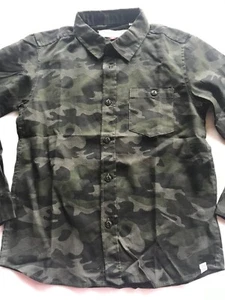 NEW Boys SOVEREIGN CODE LOS ANGELES Camo LONG SLEEVE SHIRT Size 6 - Picture 1 of 7
