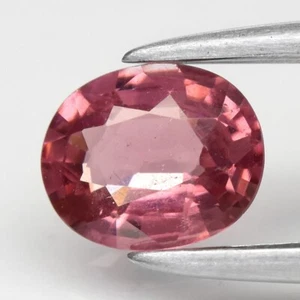 💎 0.42ct 5x4.2mm Oval Natural Purplish Pink Rhodolite Garnet - Tanzania Gem - Imagen 1 de 1