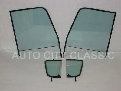 Chevrolet 1955-1959 camioneta Suburban vidrio verde ventilaciones puertas marco negro Foto 1 de 4