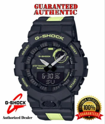 Casio G-Shock GBA800LU-1A1 G-SQUAD Bluetooth Step Tracker Reflective Band Black - Image 1 of 3