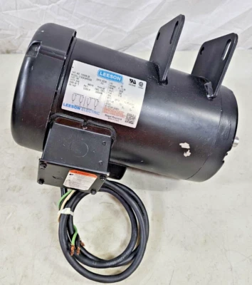 Leeson 120998.00 Electric Saw Motor 4 HP 3600 Rpm 1-PH 230 Volt 145Y  TESTED - Image 1 of 4