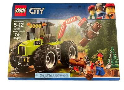 LEGO City 60181 Forest Tractor - troncos motosierra pino Foto 1 de 2