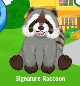 Webkinz Classic Signature Raccoon Code Only - Picture 1 of 1
