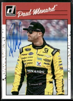Signed 2023 Donruss #198 Paul Menard Autographed - Image 1 of 2