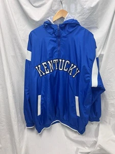 Kentucky Wildcats Vintage Pullover Kapuze Windbreaker Jacke Größe XL Russell EUC - Bild 1 von 17