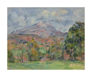 Paul Cézanne Montagne Sainte-Victoire : Giclée Art Print 1890 - Picture 1 of 2