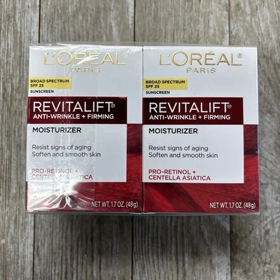 2x L'Oréal Paris Revitalift Anti-Wrinkle + Firming Day Cream SPF 25 1.7 oz - Image 1 of 4