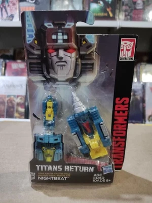 Transformers Titans Return Titan Master Nightbeat Figure NEW - Image 1 of 4