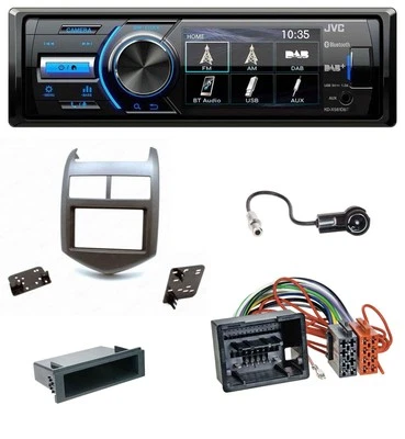 JVC Bluetooth MP3 USB DAB Autoradio für Chevrolet Aveo Sonic ab 2011 dunkelgraum - Bild 1 von 4