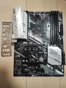ASRock X570 Pro4 IO Panel Socket AM4 ATX Płyta główna Testowana Używana - Zdjęcie 1 z 1