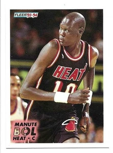 MANUTE BOL 1993-94 FLEER CARD NM-MT CONDITION - Bild 1 von 2