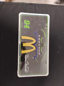 Bill Elliott #94 Batman Forever Metal License Plate 1995 - new - Picture 1 of 8