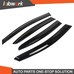 Labwork Window Visor Sun Shield Rain Guard For 2015-2018 Subaru WRX STI Sedan - Picture 1 of 13