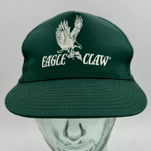 Vintage Eagle Claw Fishing Tackle Baseball Mütze Dad Cap Trucker grün Nissun - Bild 1 von 7