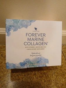 Marine Collagen By Forever 30 Sachet In Box For younger  Skin Free Shipping  - Picture 1 of 3