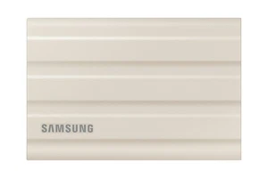 SSD 2TB Samsung Portable SSD T7 Shield USB3.2 Beige extern Kit - Bild 1 von 6