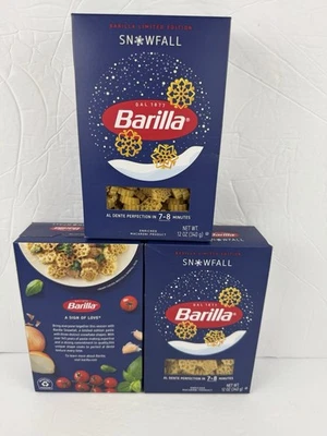 Barilla Snowfall Pasta Limited Edition Holiday 12 oz - 3 Box Lot - Image 1 of 3