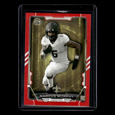 Marcus Murphy Rookie /199 #105 2015 Bowman New Orleans Saints Football Card NFL - Image 1 of 3