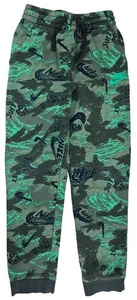 Nike Kids Green Camouflage Print Fleece Joggers XL - Picture 1 of 6