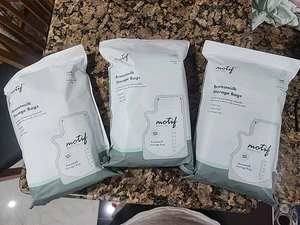 NEW! SEALED! Lot of 3. Motif Breast Milk Storage Bags - 8 oz (300 bags total!) - Picture 1 of 1
