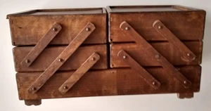 Nähkasten Holz Otto Stord Kaiserslautern Vintage Germany - Bild 1 von 14