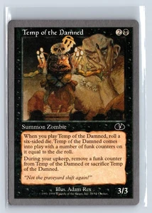 TEMP OF THE DAMNED – MTG Magic the Gathering Card – Unglued – Common - Picture 1 of 6