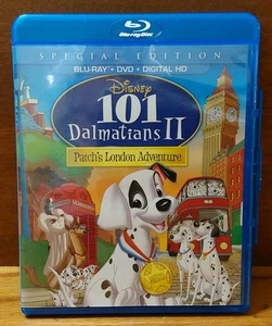 101 Dalmatians II Patchs London Adventure Blu-Ray DVD Movie 2 Disc 2015 Disney - Picture 1 of 3