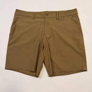 Lululemon Commission Short Herren 38 braun khaki Chino Golf Warpstreme Stretch - Bild 1 von 11