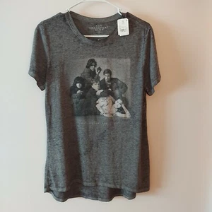 NWT The Breakfast Club Gray Jr XL Cap Sleeve T-Shirt 1985 Classic Teen Movie - Picture 1 of 4