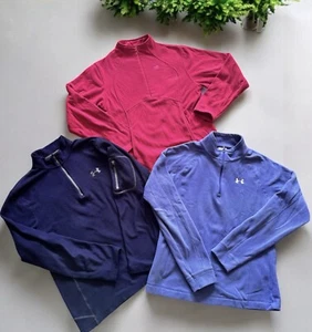 Women’s New Balance - Under Armour Fleece Pullover Jacket Active Wear lot S M - Picture 1 of 9