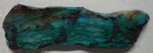 WRG- Losa Shattuckite 22 gramos Namibia Lapidaria Crisocola Áspera Malaquita - Imagen 1 de 4