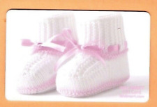 Collectible Walmart 2008 Gift Card - Pink Baby Booties - No Cash Value - VL-5031