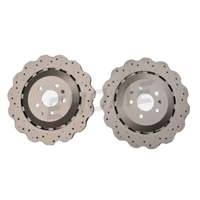 Rotores de freno de disco traseros para Audi RS7 4,0 L V8 2014-2016 4G8615601E Foto 1 de 4