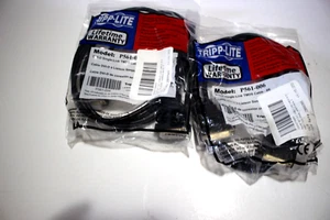 2-PACK TRIPP-LITE 6FT P561-006 DVI-D SINGLE-LINK TMDS CABLE - Afbeelding 1 van 6