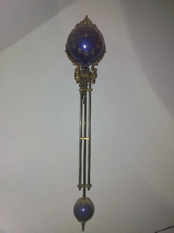 Ansonia French Swinger Mystery Clock Unique Cover