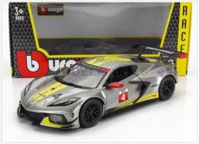 BURAGO BU28024 CHEVROLET - C8.R 6.2L V8 TEAM CORVETTE RACING N 4 RACING 2021 - G - Immagine 1 di 2