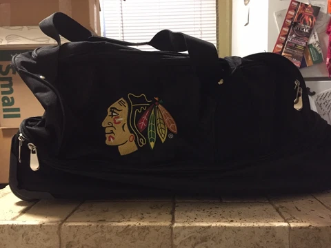 Chicago Blackhawks Carry On Bag NEW Cover