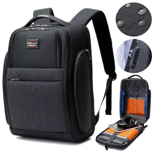 15.6" Laptop Backpack Waterproof Anti Theft Business Rucksack Travel School Bag - Picture 1 of 16