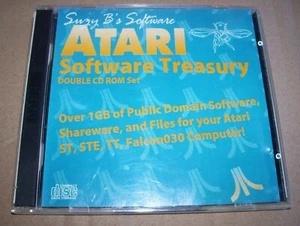 Neuf Atari 520 1040 St Ste Mega Falcon 030 Ordinateur Suzy B's Logiciel 2 CD ROM - Photo 1/3