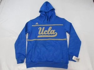 New -Minor Flaw- UCLA Bruins Youth Size M Medium Blue Adidas Polyester Hoodie - Picture 1 of 8