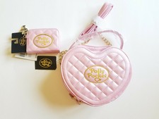 polly pocket quilted heart crossbody bag