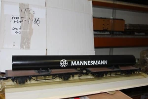 MARKLIN art. 5871 due carri a bilico con tubo Mannesmann delle DB - Photo 1/3