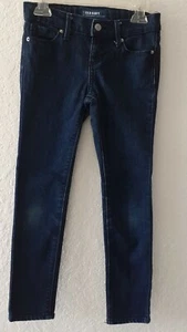 Old Navy Super Skinny Jeans For Little girls. Size.6 Reg. Dark Blue.Adjustable W - Picture 1 of 12