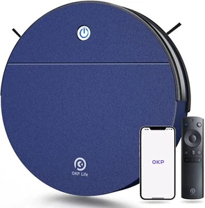 OKP K3 Robot Vacuum & Mop Robot Vacuum Cleaner and Self-Charging, Strong Suction - Picture 1 of 5
