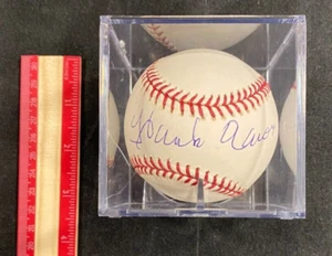 Vintage Rawlings Hank Aaron Hand Signed Baseball Steiner COA 10323 W/CASE - Picture 1 of 5